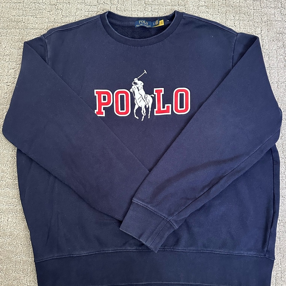 Polo by Ralph Lauren Blue Crewneck Sweater